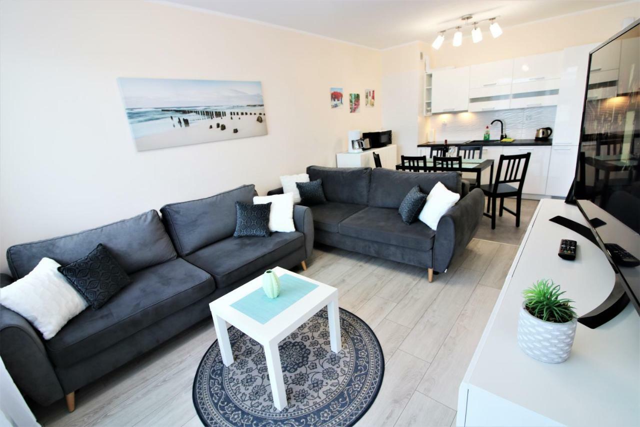 Apartament Superior Pastelowy Przy Plazy Kołobrzeg Kültér fotó