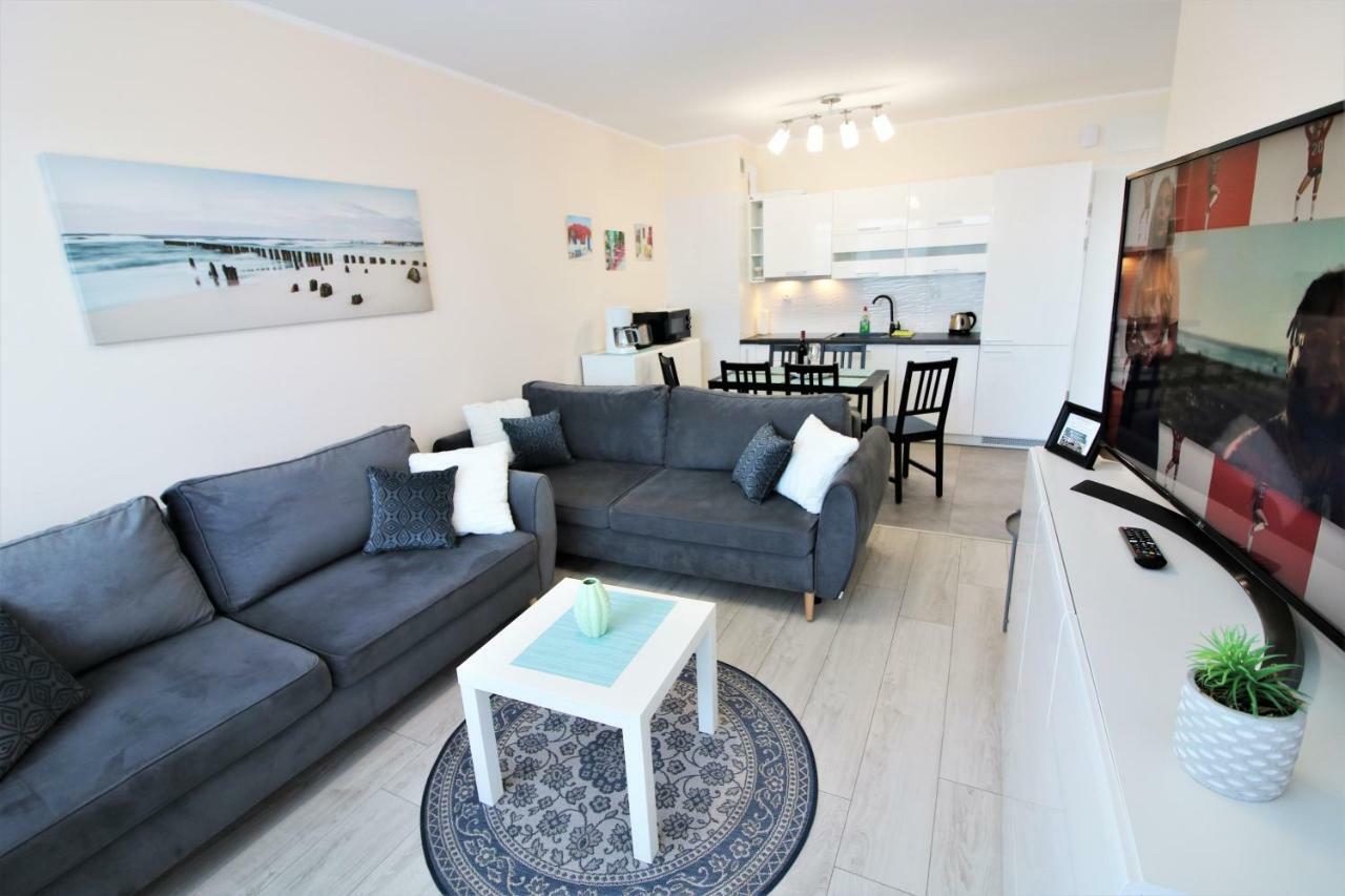 Apartament Superior Pastelowy Przy Plazy Kołobrzeg Kültér fotó