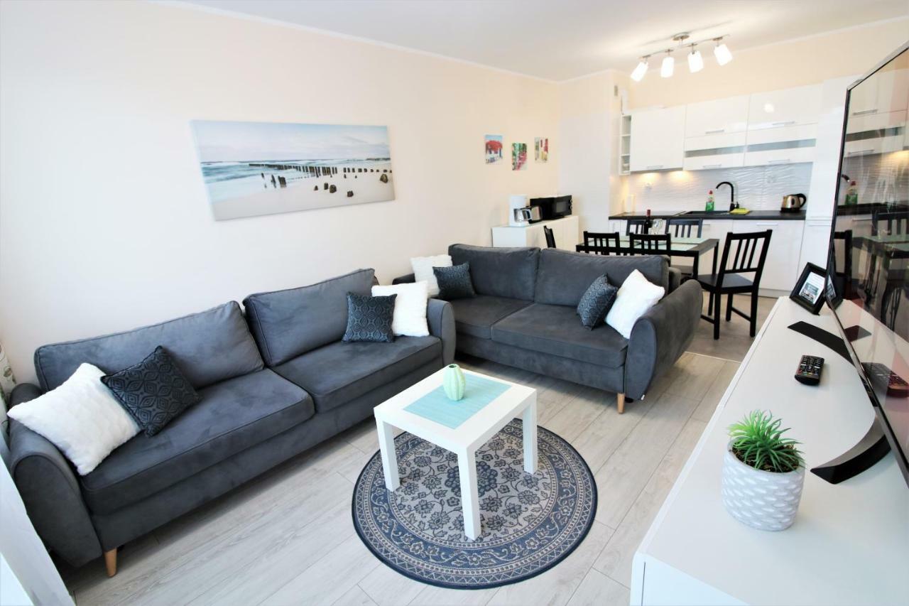 Apartament Superior Pastelowy Przy Plazy Kołobrzeg Kültér fotó