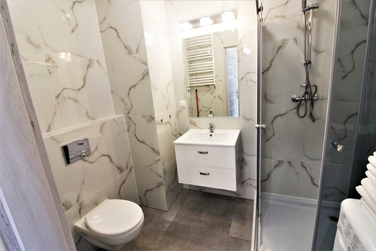 Apartament Superior Pastelowy Przy Plazy Kołobrzeg Kültér fotó